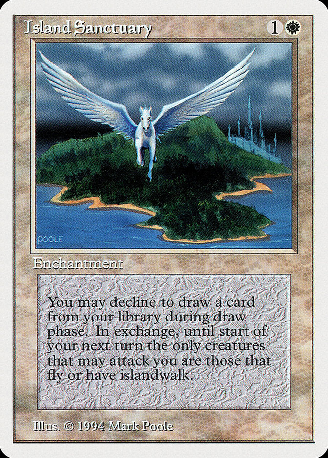Island Sanctuary [Summer Magic / Edgar] MTG Single Magic: The Gathering    | Red Claw Gaming
