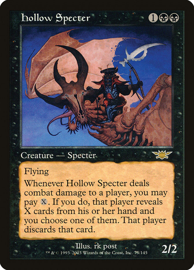 Hollow Specter [Legions] MTG Single Magic: The Gathering    | Red Claw Gaming