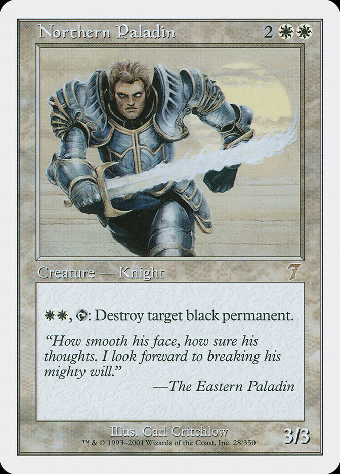 Northern Paladin [Seventh Edition] MTG Single Magic: The Gathering    | Red Claw Gaming