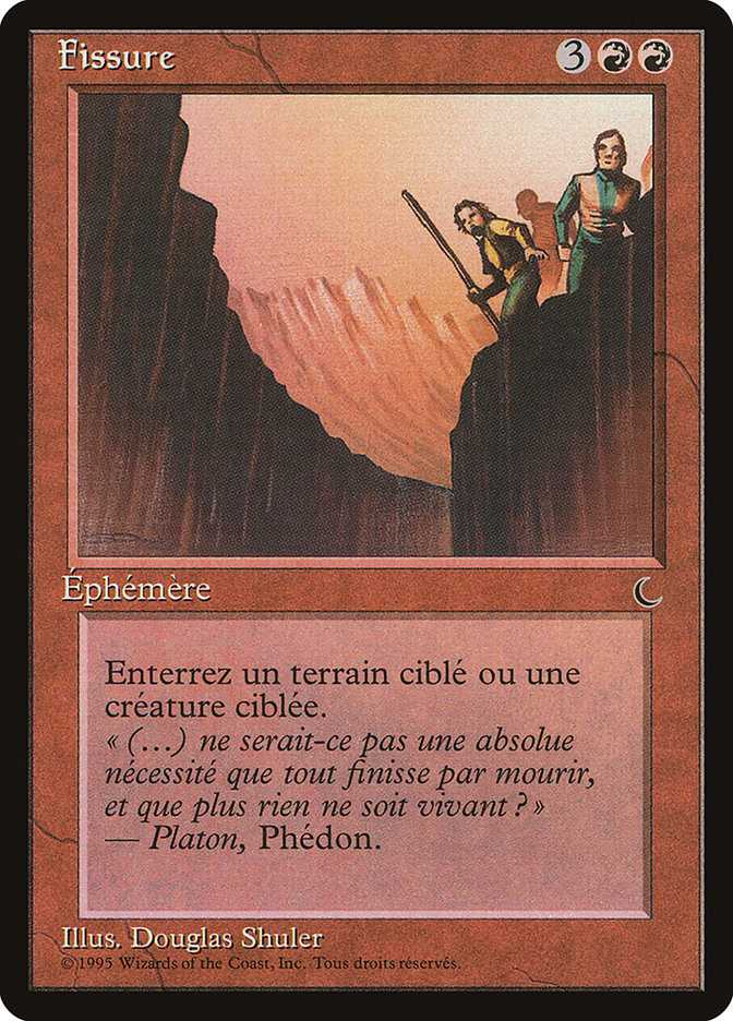 Fissure (French) [Renaissance] MTG Single Magic: The Gathering    | Red Claw Gaming