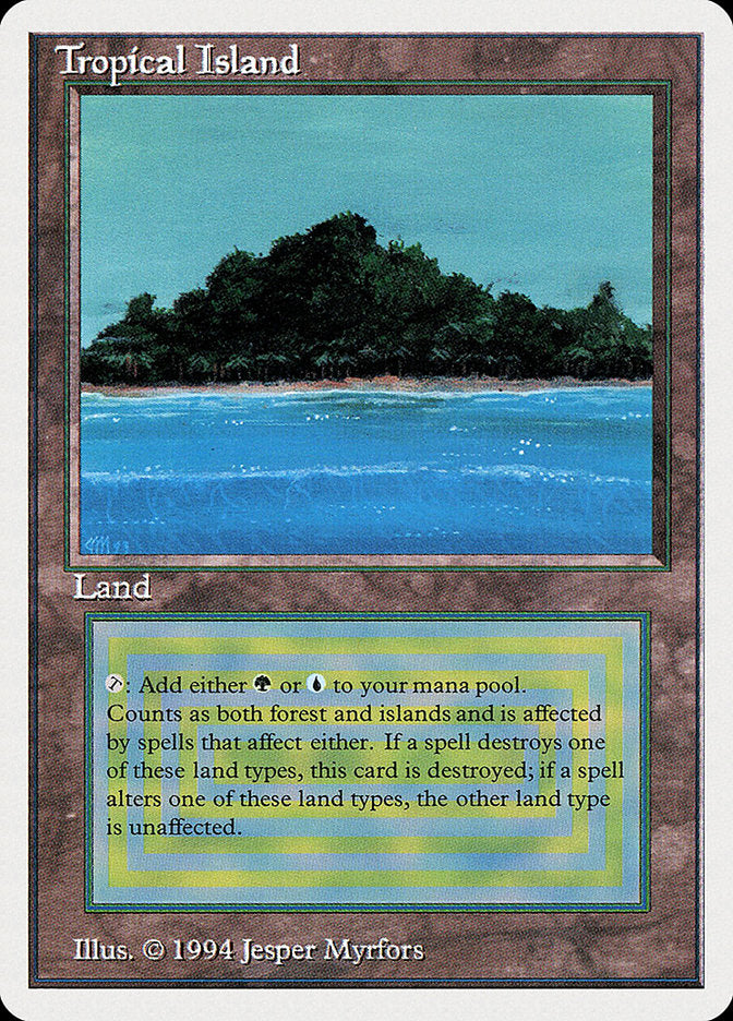 Tropical Island [Summer Magic / Edgar] MTG Single Magic: The Gathering    | Red Claw Gaming