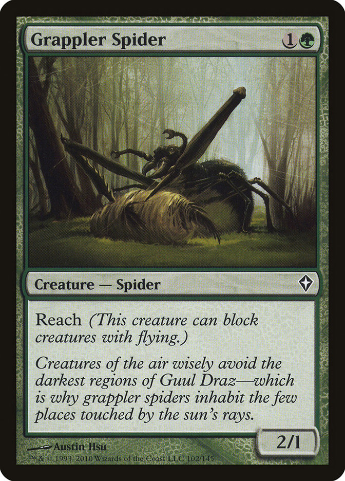 Grappler Spider [Worldwake] MTG Single Magic: The Gathering    | Red Claw Gaming