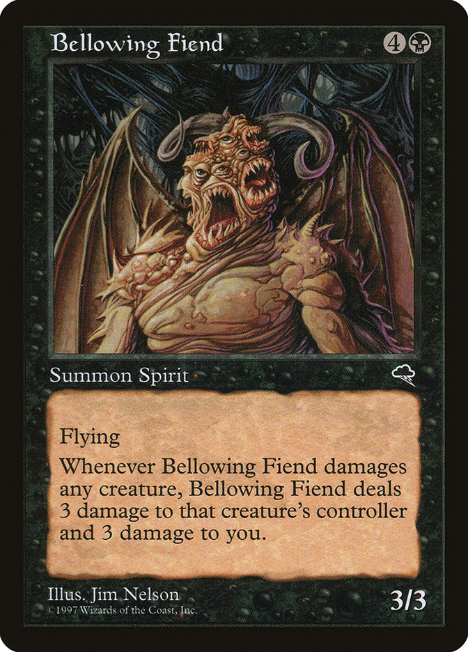 Bellowing Fiend [Tempest] MTG Single Magic: The Gathering    | Red Claw Gaming