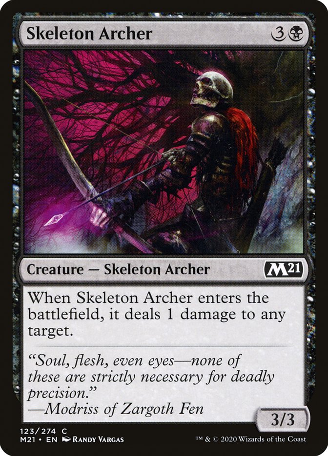 Skeleton Archer [Core Set 2021] MTG Single Magic: The Gathering    | Red Claw Gaming