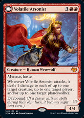 Volatile Arsonist // Dire-Strain Anarchist [Innistrad: Crimson Vow] MTG Single Magic: The Gathering    | Red Claw Gaming