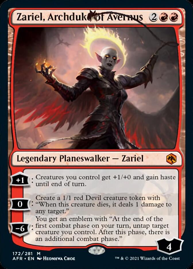 Zariel, Archduke of Avernus [Dungeons & Dragons: Adventures in the Forgotten Realms] MTG Single Magic: The Gathering    | Red Claw Gaming