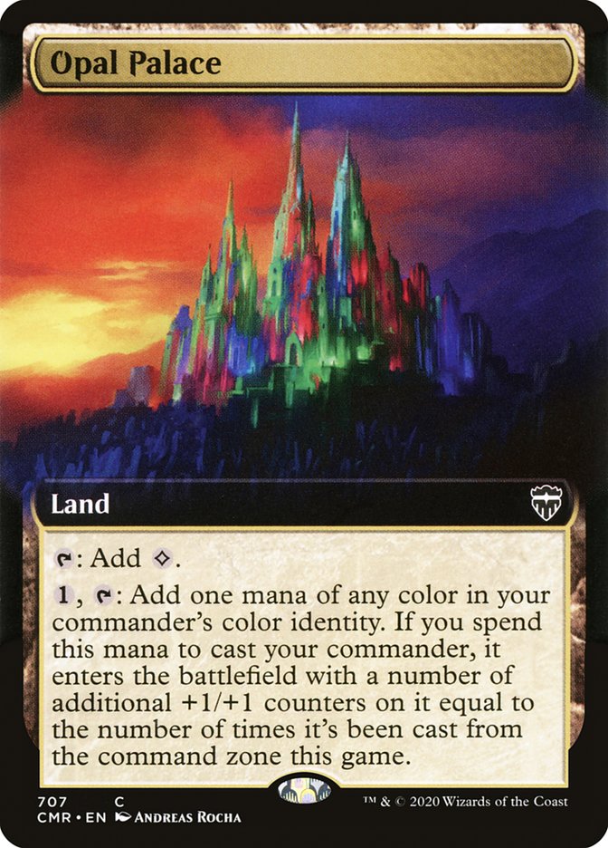 Opal Palace (Extended Art) [Commander Legends] MTG Single Magic: The Gathering    | Red Claw Gaming