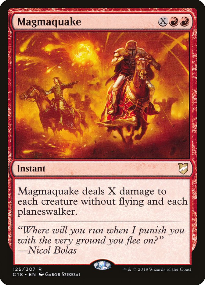 Magmaquake [Commander 2018] MTG Single Magic: The Gathering    | Red Claw Gaming