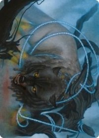 Bind the Monster Art Card [Kaldheim Art Series] MTG Single Magic: The Gathering    | Red Claw Gaming