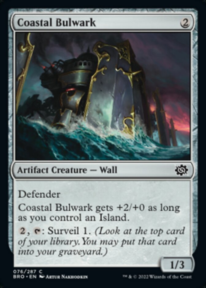 Coastal Bulwark [The Brothers' War] MTG Single Magic: The Gathering    | Red Claw Gaming