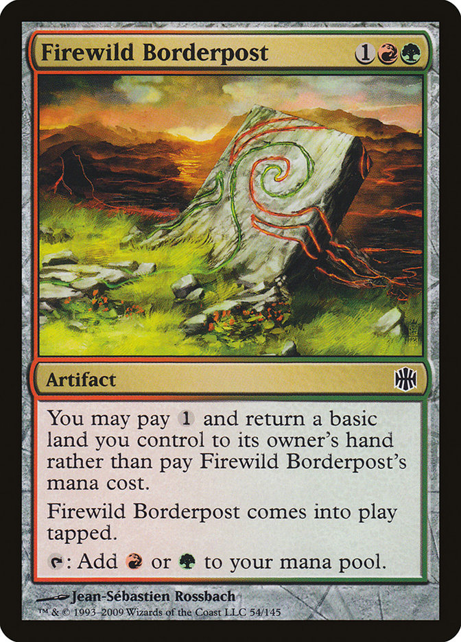 Firewild Borderpost [Alara Reborn] MTG Single Magic: The Gathering    | Red Claw Gaming