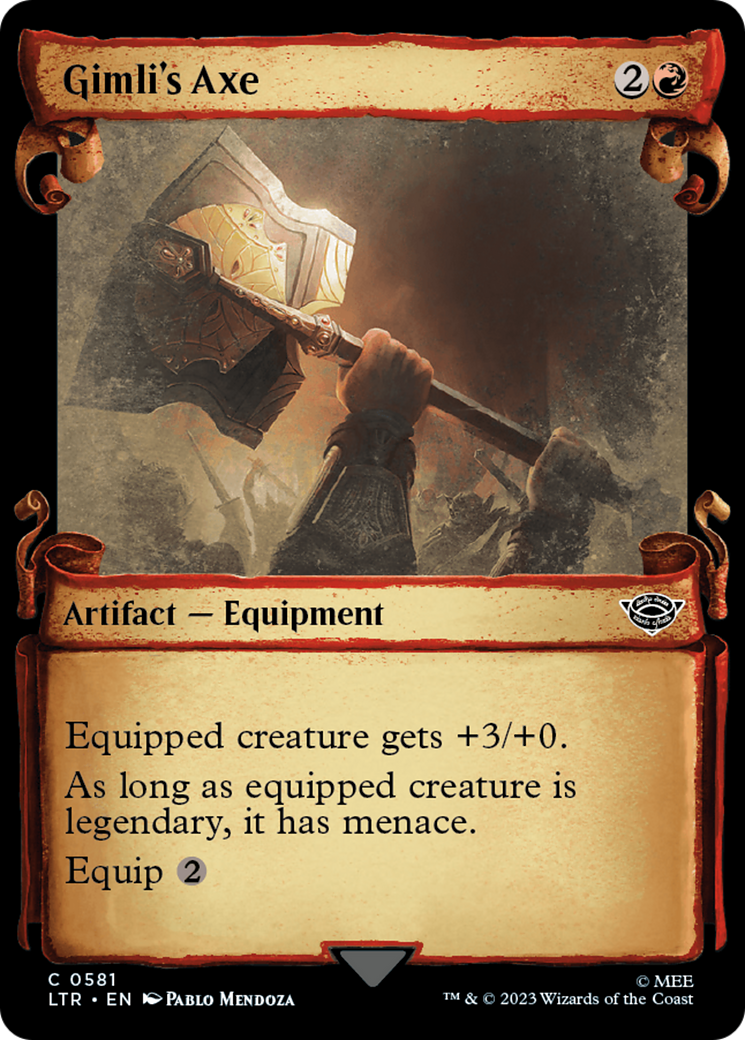Gimli's Axe [The Lord of the Rings: Tales of Middle-Earth Showcase Scrolls] MTG Single Magic: The Gathering    | Red Claw Gaming