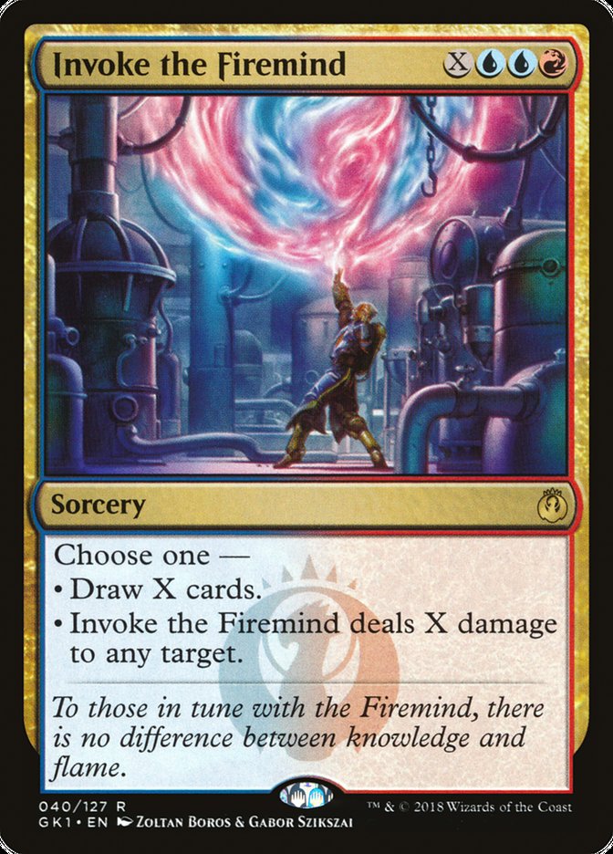 Invoke the Firemind [Guilds of Ravnica Guild Kit] MTG Single Magic: The Gathering    | Red Claw Gaming