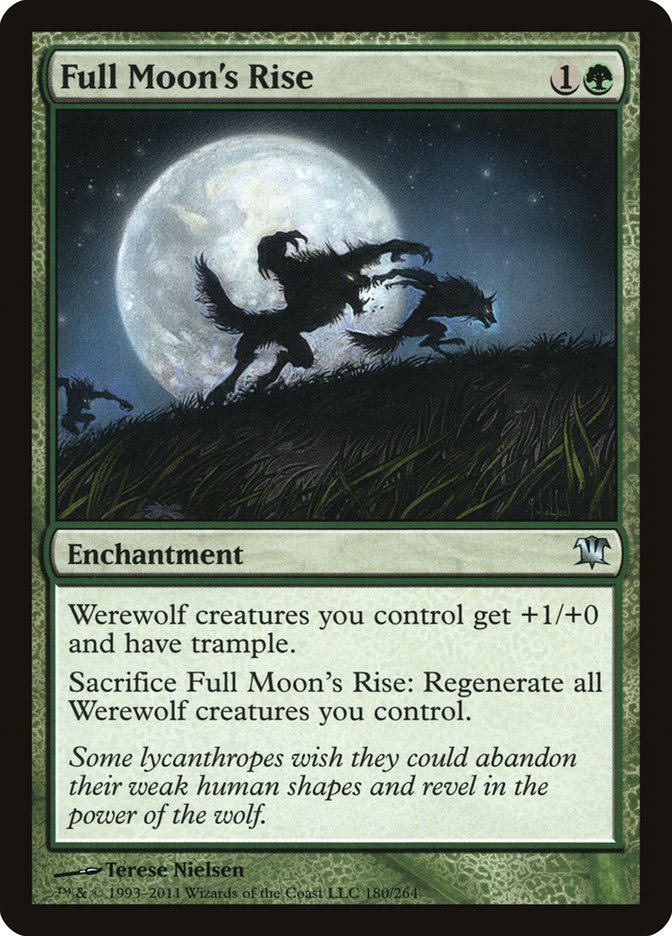 Full Moon's Rise [Innistrad] MTG Single Magic: The Gathering    | Red Claw Gaming