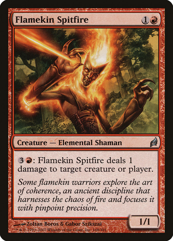 Flamekin Spitfire [Lorwyn] MTG Single Magic: The Gathering    | Red Claw Gaming