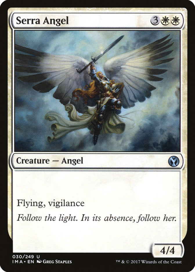 Serra Angel [Iconic Masters] MTG Single Magic: The Gathering    | Red Claw Gaming