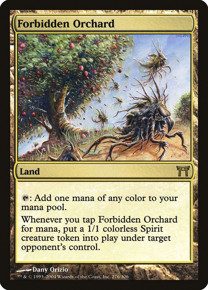 Forbidden Orchard [Champions of Kamigawa] MTG Single Magic: The Gathering    | Red Claw Gaming