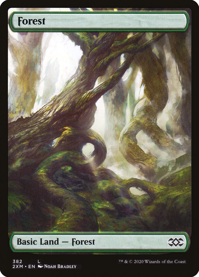 Forest (382) [Double Masters] MTG Single Magic: The Gathering    | Red Claw Gaming