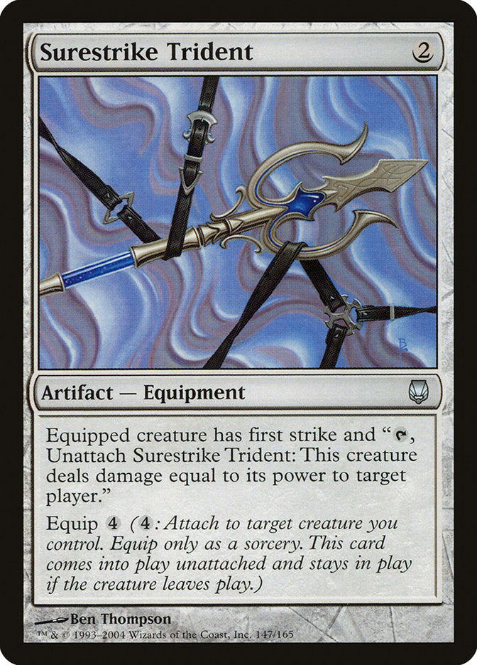 Surestrike Trident [Darksteel] MTG Single Magic: The Gathering    | Red Claw Gaming