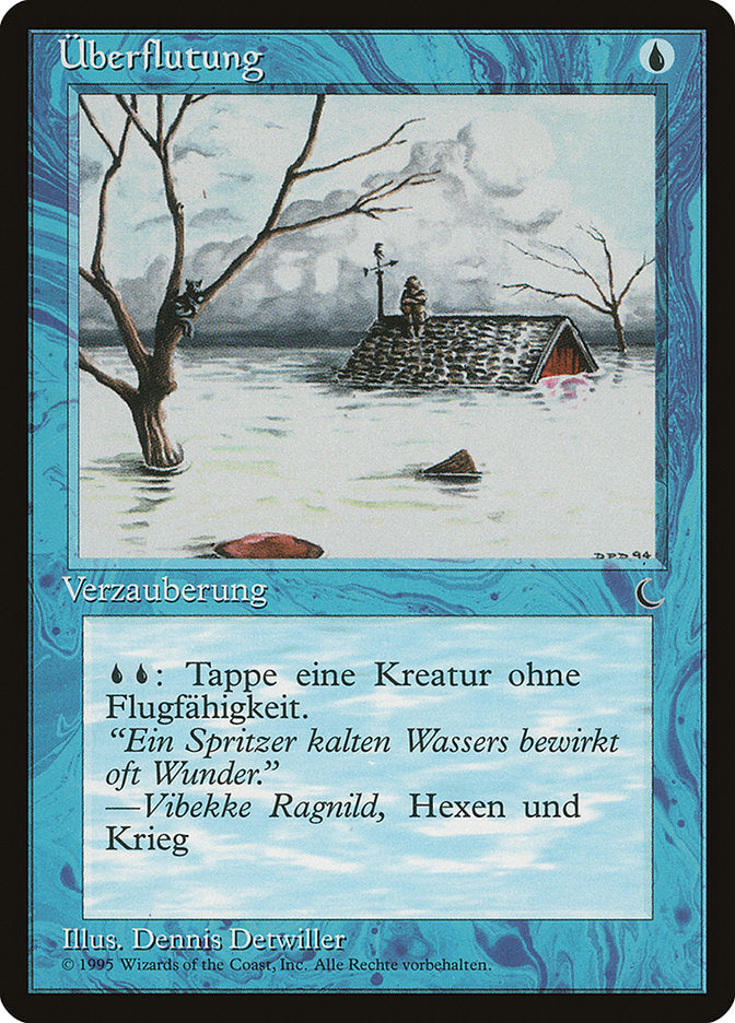 Flood (German) - "Uberflutung" [Renaissance] MTG Single Magic: The Gathering    | Red Claw Gaming