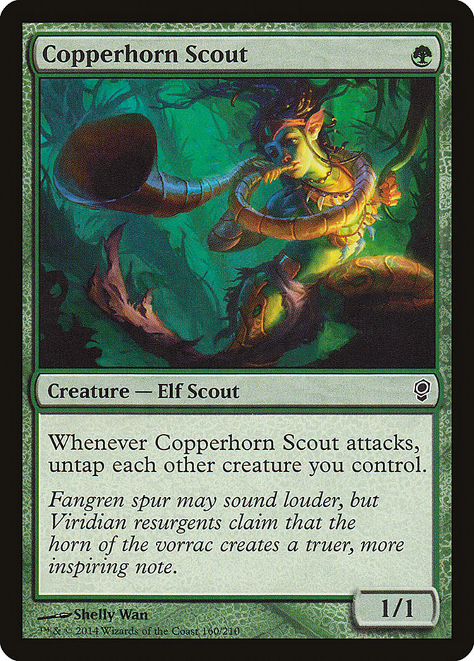 Copperhorn Scout [Conspiracy] MTG Single Magic: The Gathering    | Red Claw Gaming