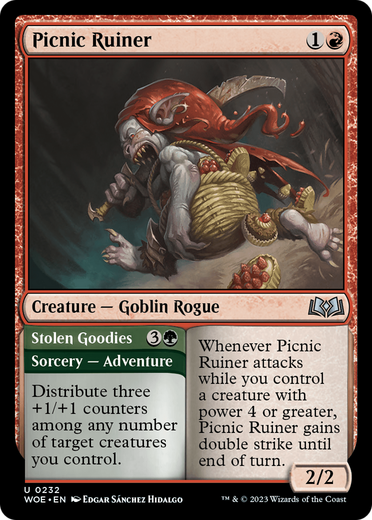 Picnic Ruiner // Stolen Goodies [Wilds of Eldraine] MTG Single Magic: The Gathering    | Red Claw Gaming