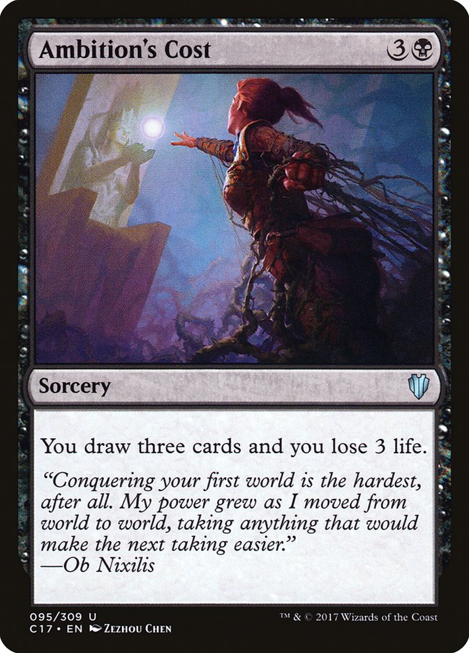 Ambition's Cost [Commander 2017] MTG Single Magic: The Gathering    | Red Claw Gaming
