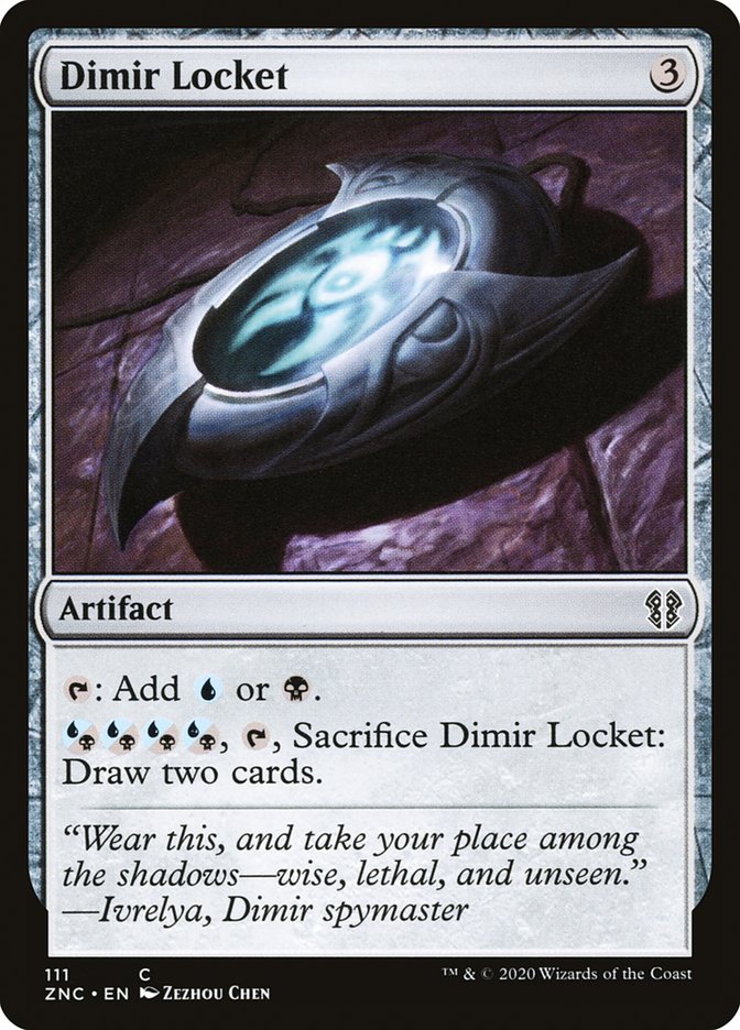 Dimir Locket [Zendikar Rising Commander] MTG Single Magic: The Gathering    | Red Claw Gaming
