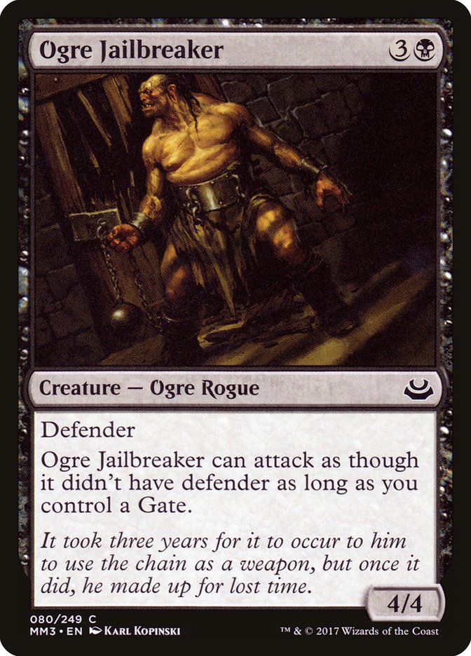 Ogre Jailbreaker [Modern Masters 2017] MTG Single Magic: The Gathering    | Red Claw Gaming