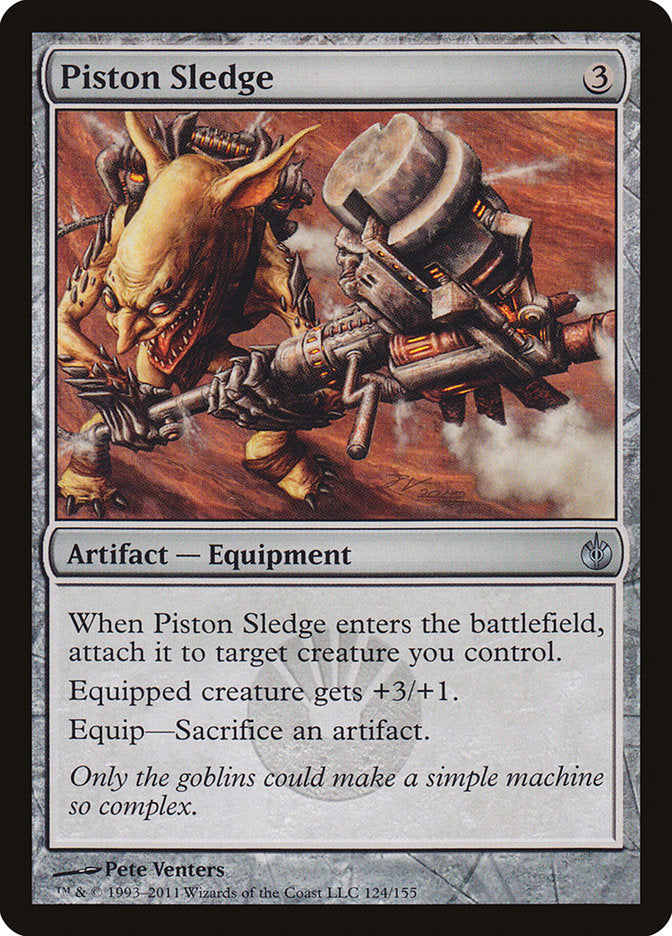 Piston Sledge [Mirrodin Besieged] MTG Single Magic: The Gathering    | Red Claw Gaming