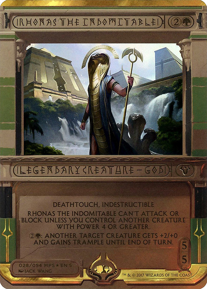 Rhonas the Indomitable (Invocation) [Amonkhet Invocations] MTG Single Magic: The Gathering    | Red Claw Gaming