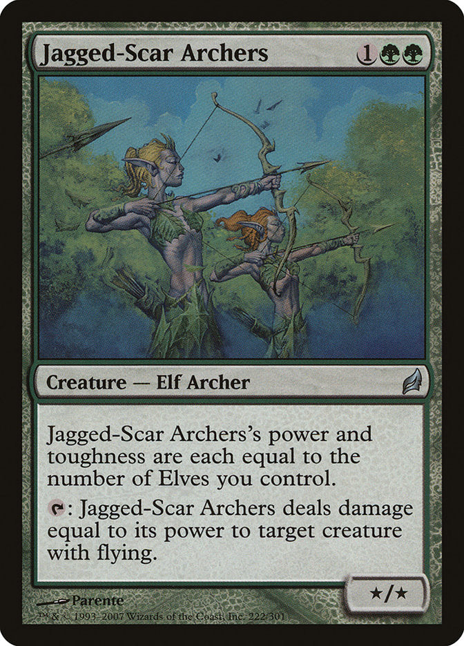 Jagged-Scar Archers [Lorwyn] MTG Single Magic: The Gathering    | Red Claw Gaming