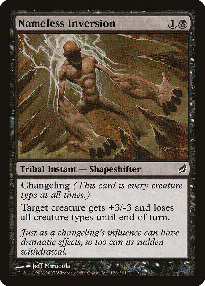 Nameless Inversion [Lorwyn] MTG Single Magic: The Gathering    | Red Claw Gaming