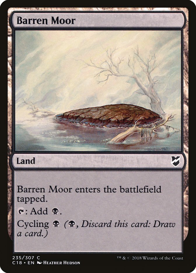 Barren Moor [Commander 2018] MTG Single Magic: The Gathering    | Red Claw Gaming