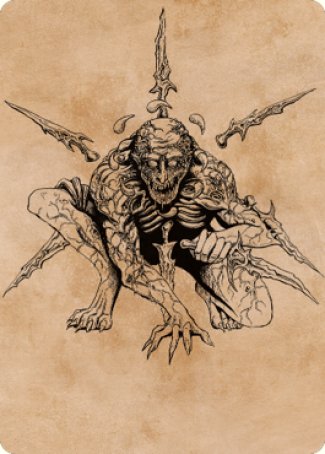 Bhaal, Lord of Murder Art Card [Commander Legends: Battle for Baldur's Gate Art Series] MTG Single Magic: The Gathering    | Red Claw Gaming