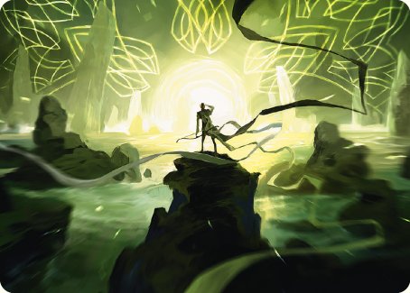 Legolas, Master Archer Art Card [The Lord of the Rings: Tales of Middle-earth Art Series] MTG Single Magic: The Gathering    | Red Claw Gaming