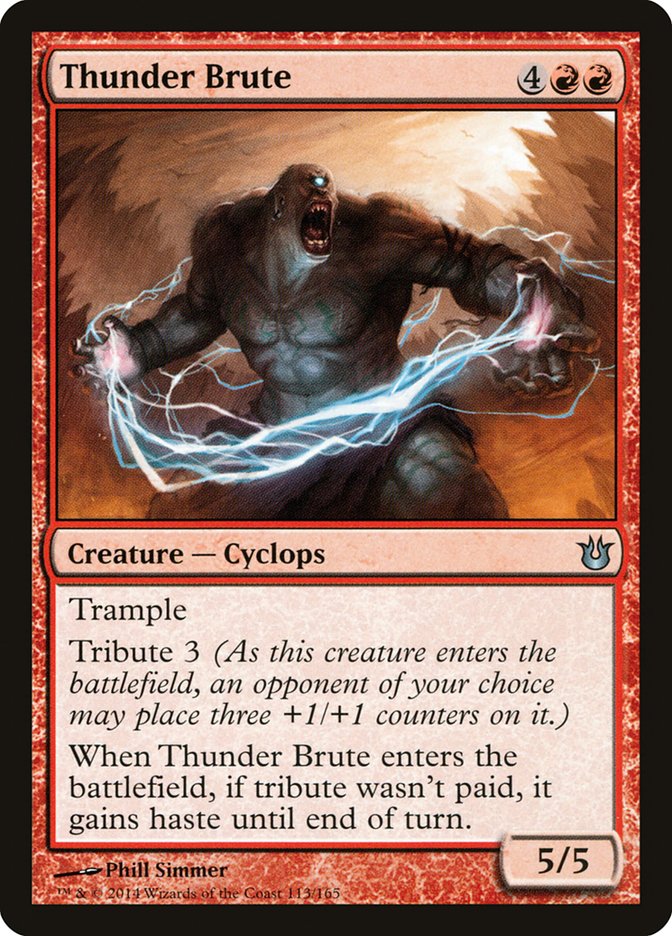 Thunder Brute [Born of the Gods] MTG Single Magic: The Gathering    | Red Claw Gaming