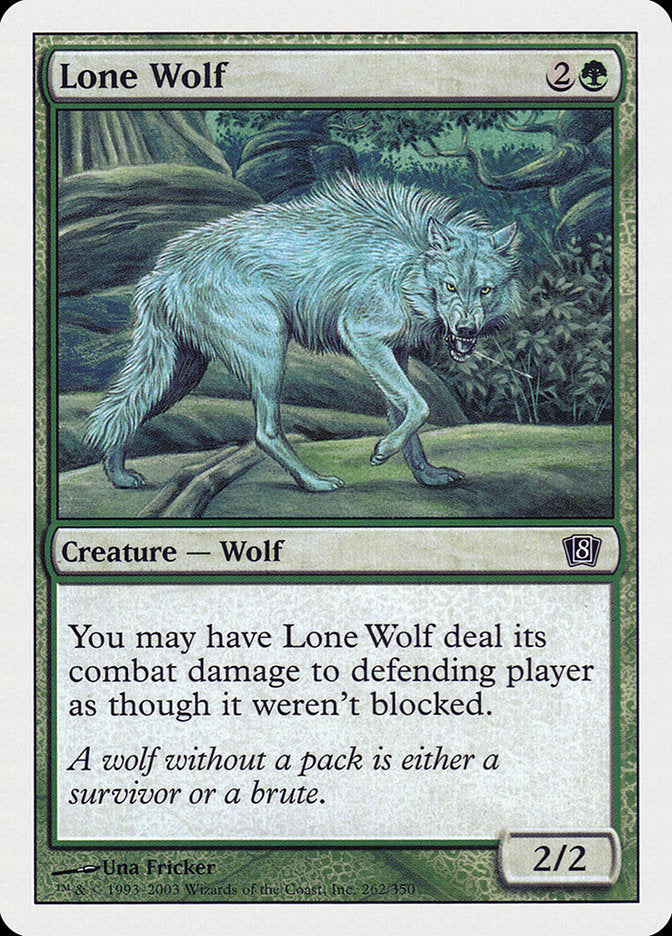 Lone Wolf [Eighth Edition] MTG Single Magic: The Gathering    | Red Claw Gaming