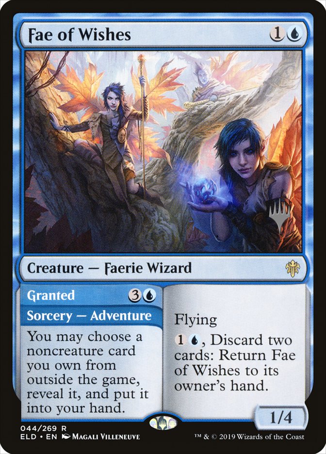 Fae of Wishes // Granted (Promo Pack) [Throne of Eldraine Promos] MTG Single Magic: The Gathering    | Red Claw Gaming