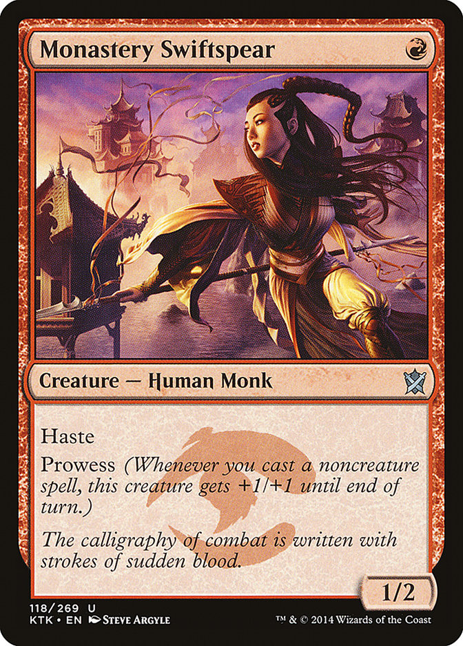 Monastery Swiftspear [Khans of Tarkir] MTG Single Magic: The Gathering    | Red Claw Gaming