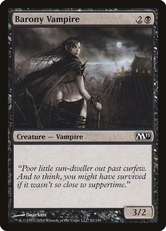 Barony Vampire [Magic 2011] MTG Single Magic: The Gathering    | Red Claw Gaming