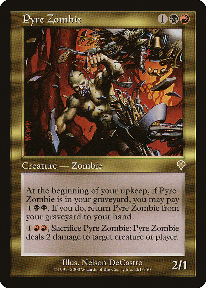 Pyre Zombie [Invasion] MTG Single Magic: The Gathering    | Red Claw Gaming