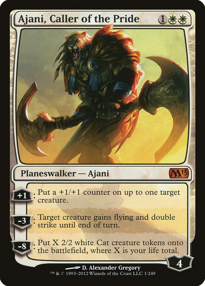 Ajani, Caller of the Pride [Magic 2013] MTG Single Magic: The Gathering    | Red Claw Gaming