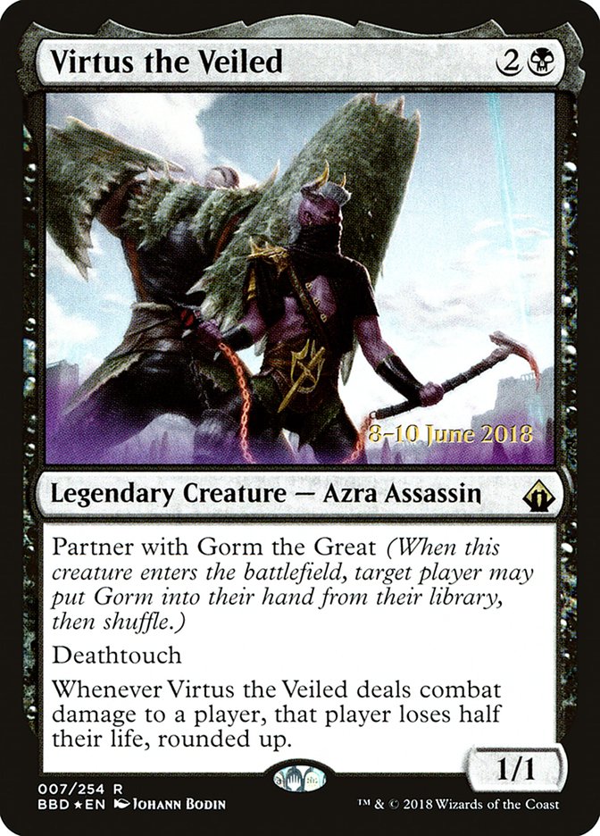 Virtus the Veiled [Battlebond Prerelease Promos] MTG Single Magic: The Gathering    | Red Claw Gaming