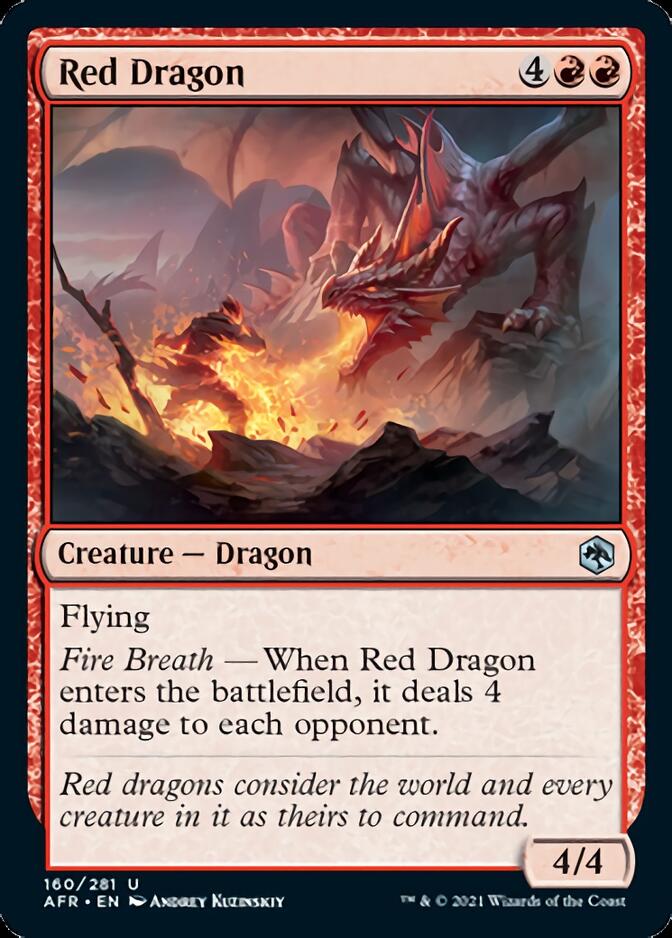 Red Dragon [Dungeons & Dragons: Adventures in the Forgotten Realms] MTG Single Magic: The Gathering    | Red Claw Gaming