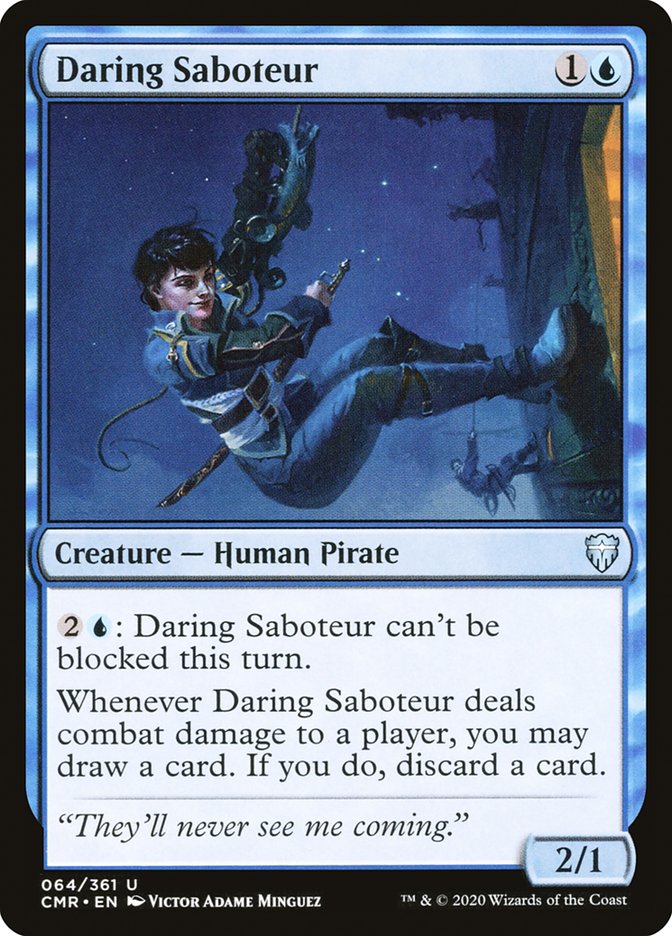 Daring Saboteur [Commander Legends] MTG Single Magic: The Gathering    | Red Claw Gaming
