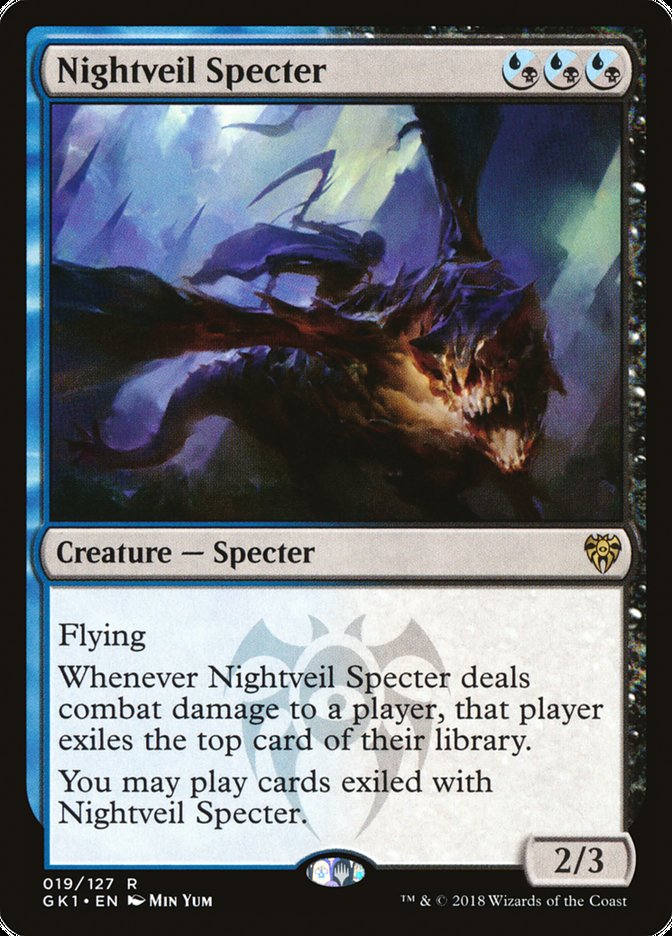 Nightveil Specter [Guilds of Ravnica Guild Kit] MTG Single Magic: The Gathering    | Red Claw Gaming