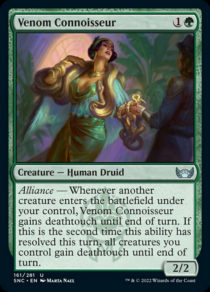 Venom Connoisseur [Streets of New Capenna] MTG Single Magic: The Gathering    | Red Claw Gaming