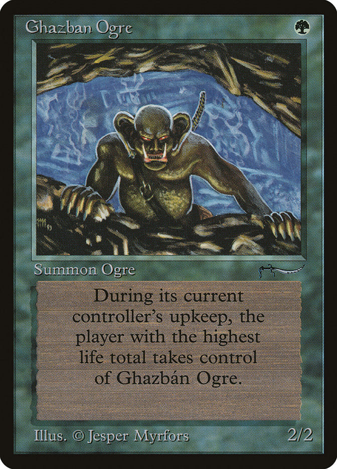 Ghazban Ogre [Arabian Nights] MTG Single Magic: The Gathering    | Red Claw Gaming