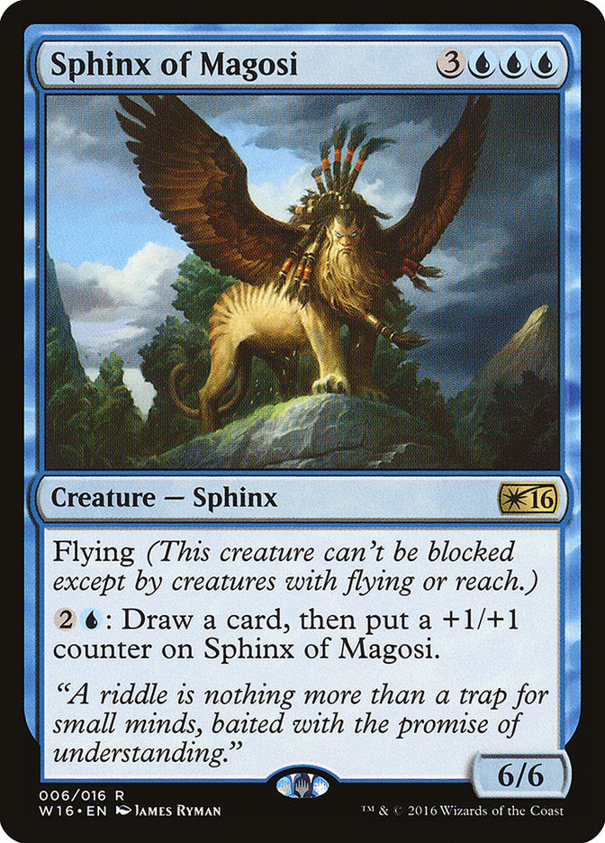 Sphinx of Magosi [Welcome Deck 2016] MTG Single Magic: The Gathering    | Red Claw Gaming